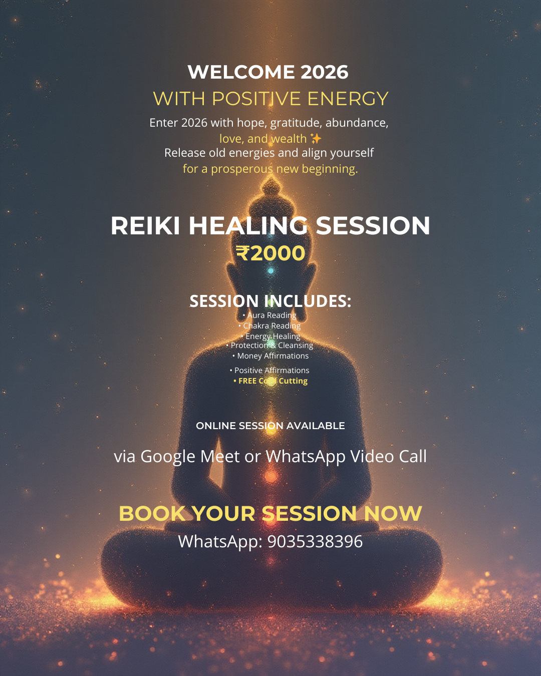 You are currently viewing WELCOME 2026 –  May healing light surround you, filling every space where weariness once lived.